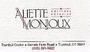 Aliette Monjoux Salon
