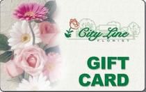 A $15.00 City Line Florist Gift Card