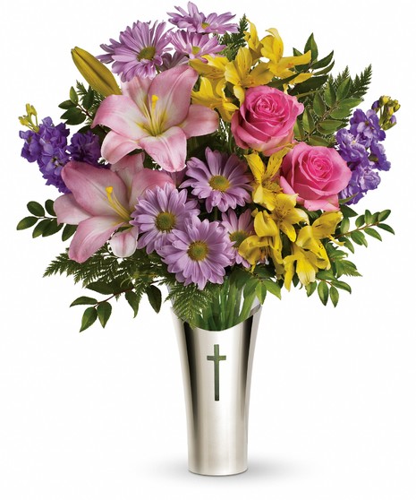Silver Cross Bouquet