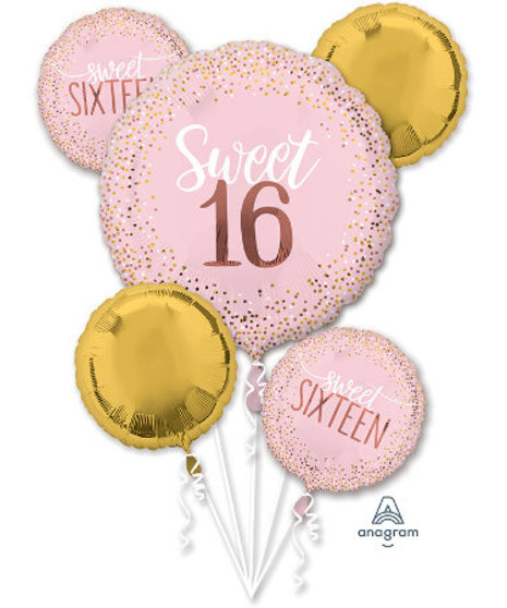 Sweet 16 Balloon Bouquet