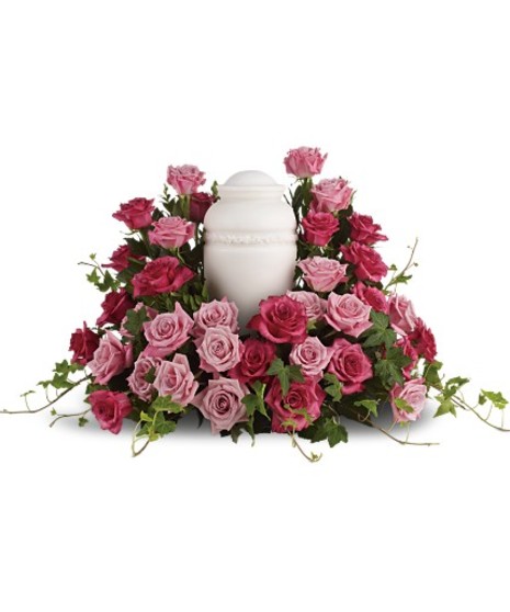 Embraced by Pink Roses