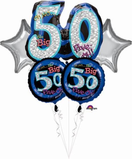 50th Balloon Bouquet