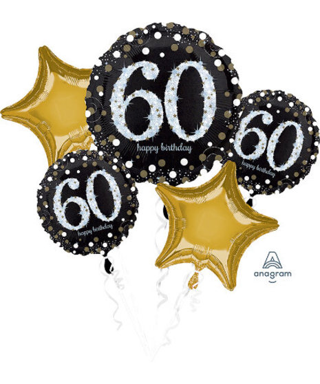 60th Balloon Bouquet