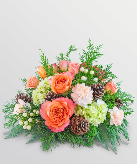 Woodland Peach Centerpiece