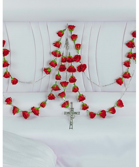 Rosary for Casket Lid
