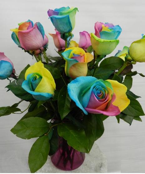 TYE DYED ROSES