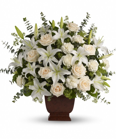 Loving Lilies and Rose Bouquet