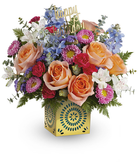colorful floral arrangement