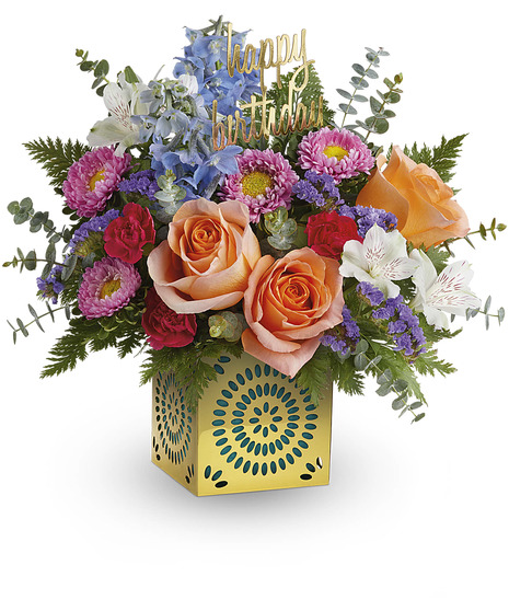 colorful floral arrangement