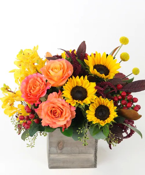 Sunflowers & Roses