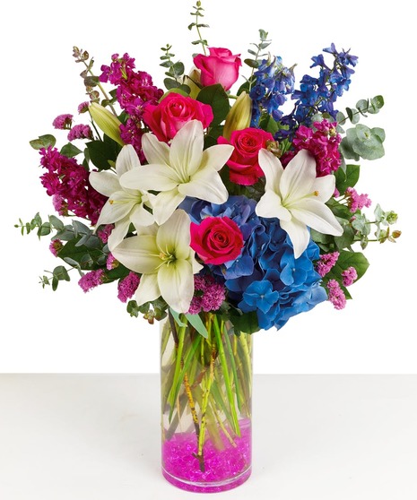 Magenta Magic Floral Bouquet - Same-day Flower Delivery